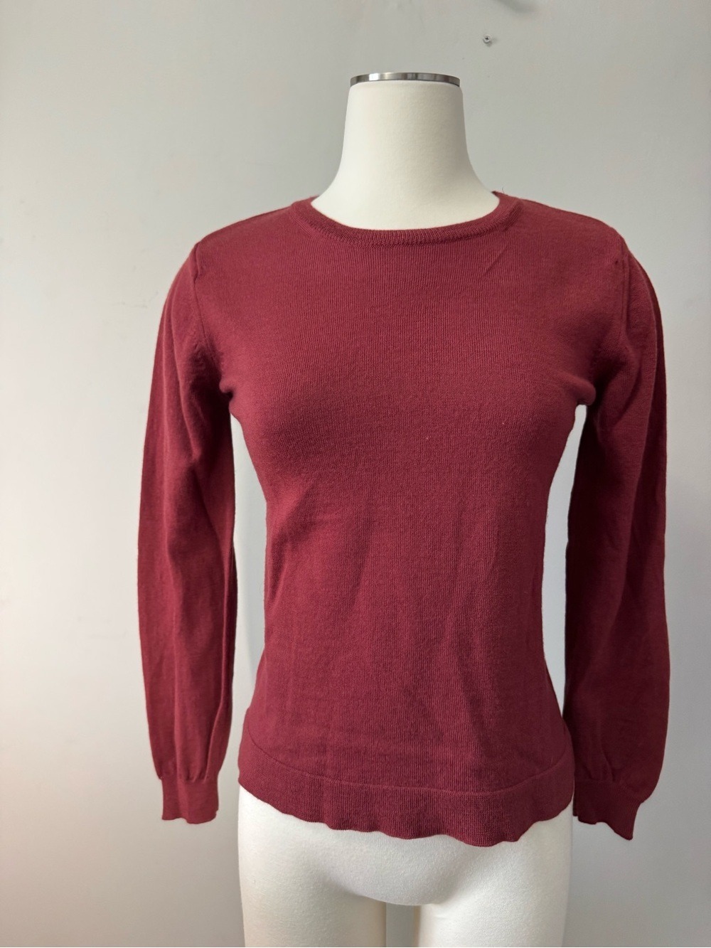 Stenströms Crewneck Sweater 100% Merino Wool Small